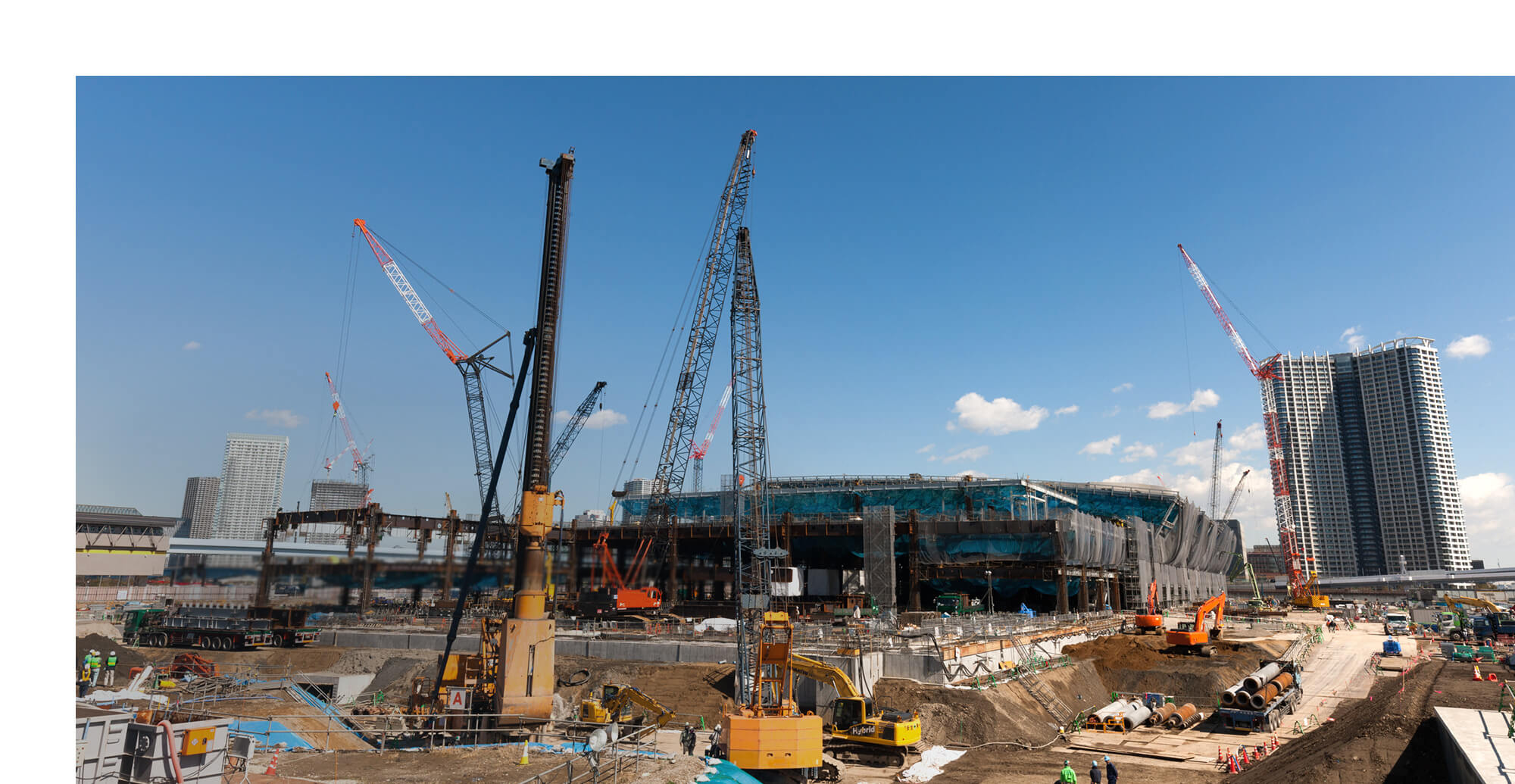 経験が生む、確かな技術で建物の基礎を築きます